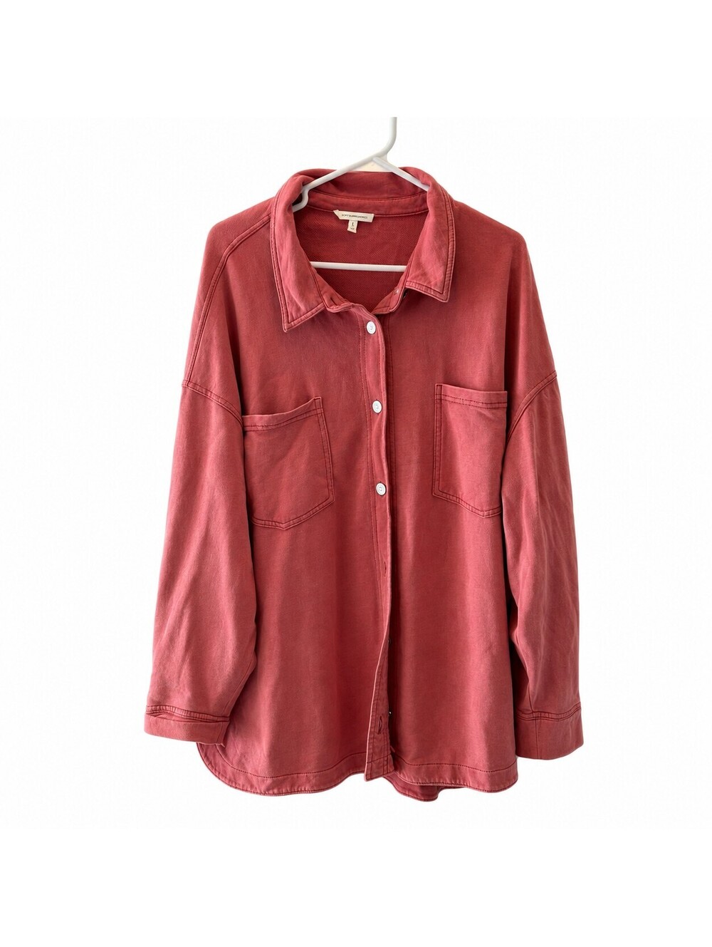 Maurice Muted Red Shacket- XXL